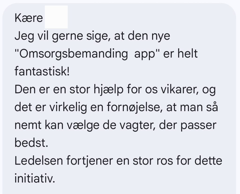 Udtalelse fra personale